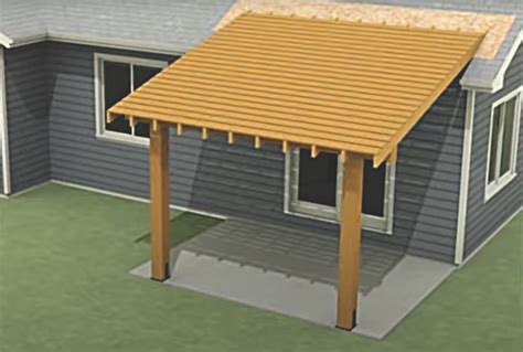 patio roof to house plans